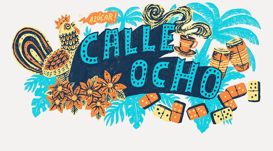 Calle Ocho illustration