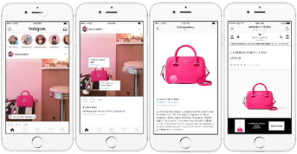 Shopping on Instagram is showing promise but requires multiple steps to purchase