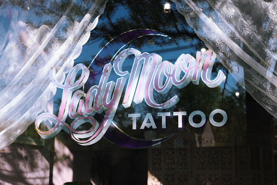 Lady Moon Tattoo