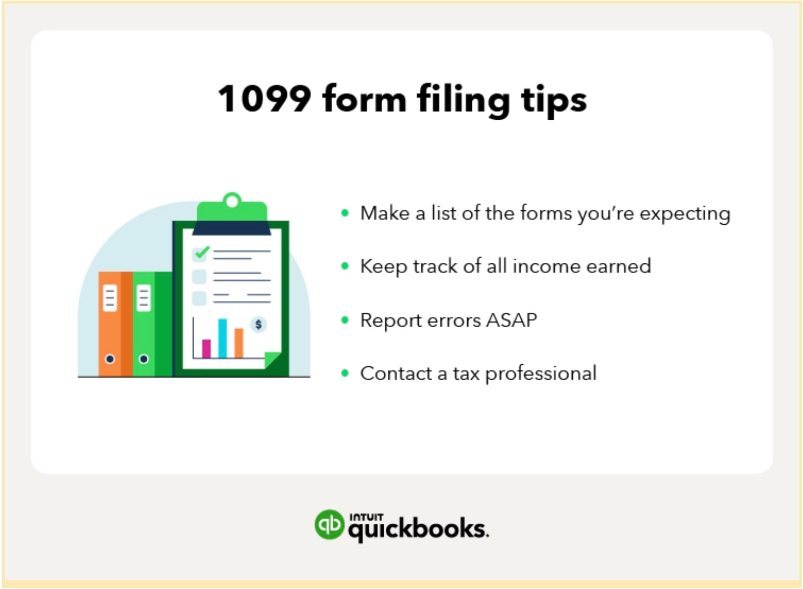 1099 form filing tips.