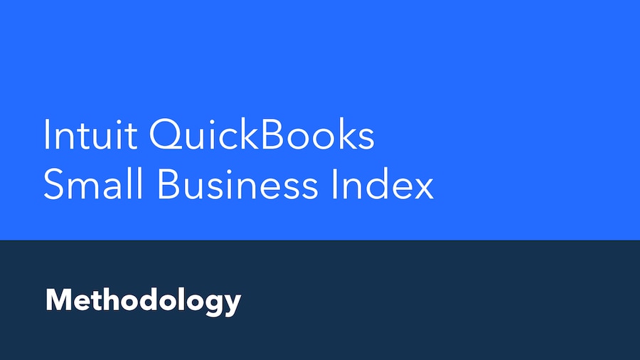Intuit QuickBooks Small Business Index methodology.