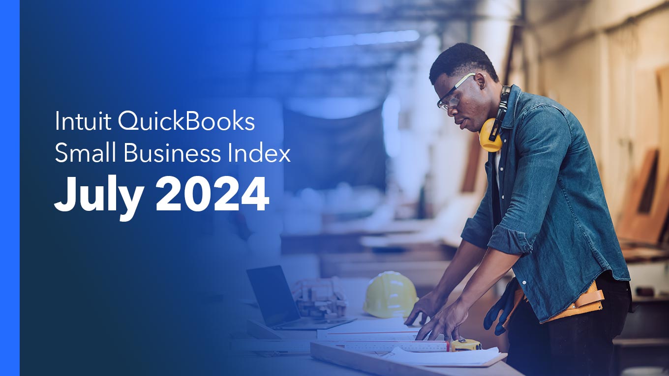 Intuit QuickBooks Small Business Index, July 2024