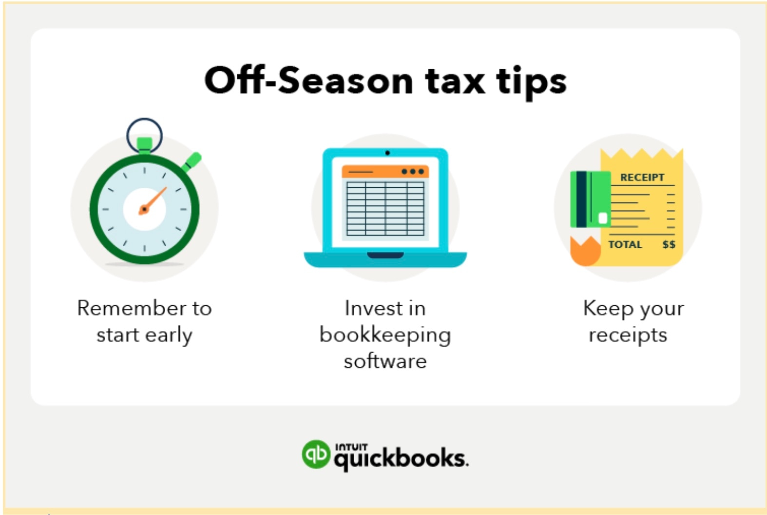 Off-season tax tips 2023.