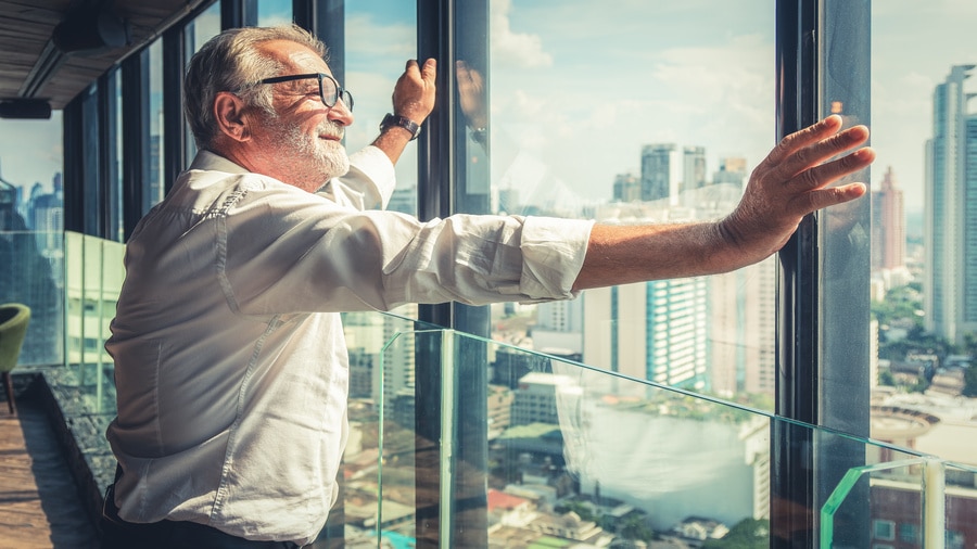 Businessman considers upgrading accounting software