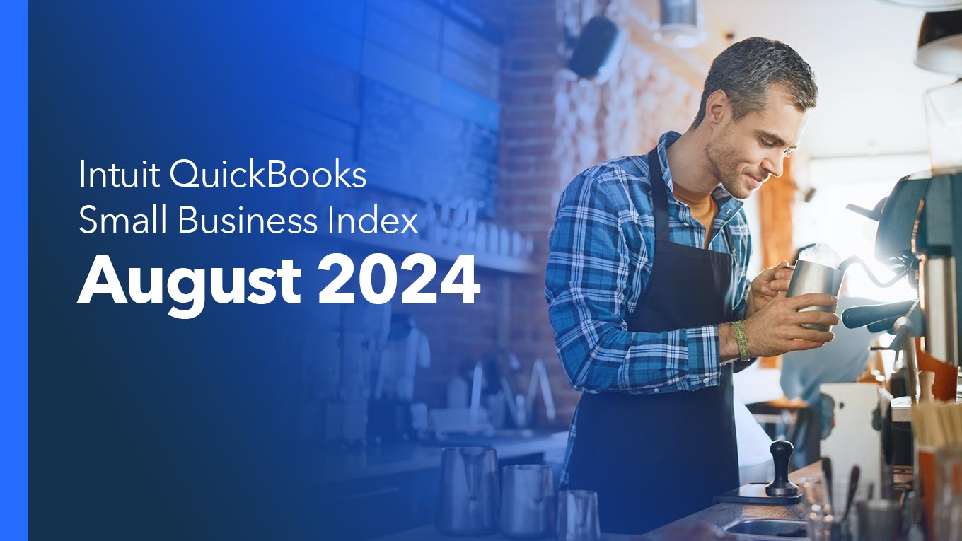 Intuit QuickBooks Small Business Index August 2024