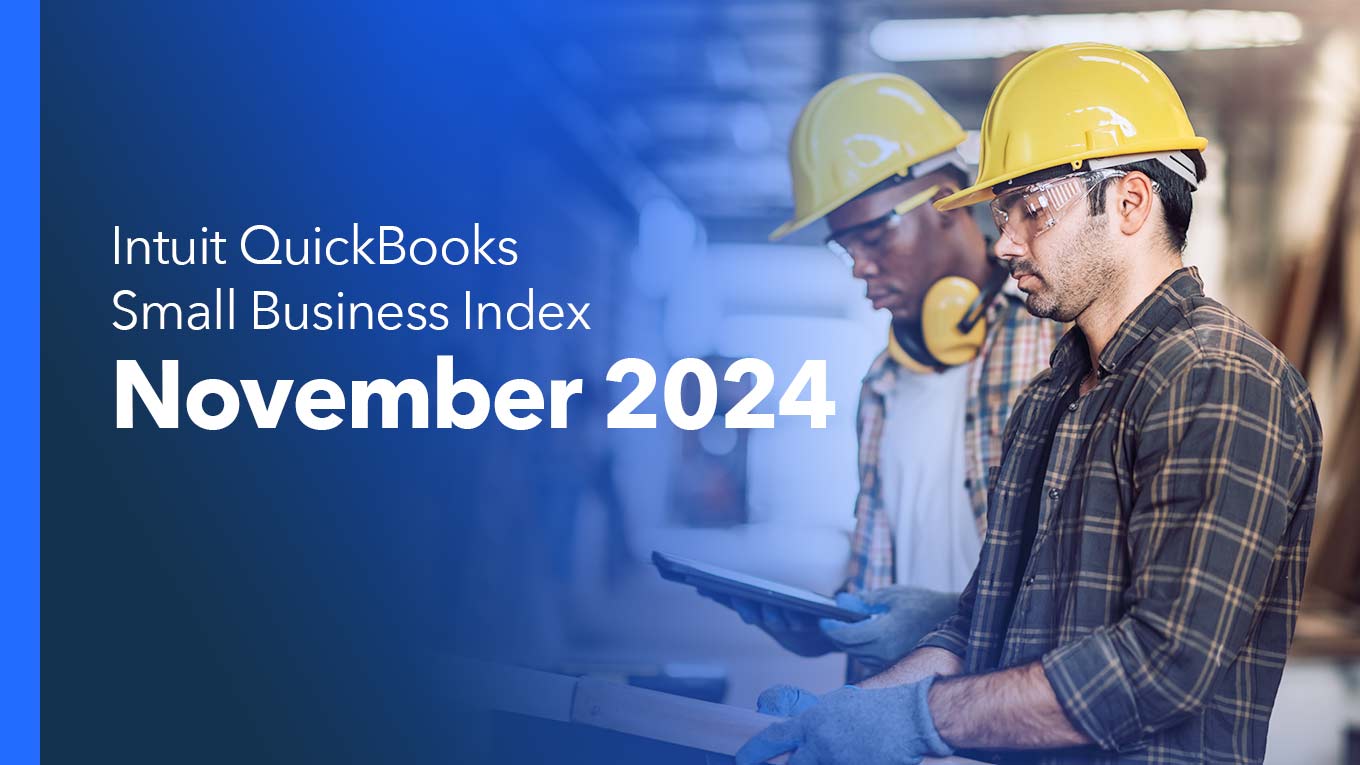 Intuit QuickBooks Small Business Index November 2024