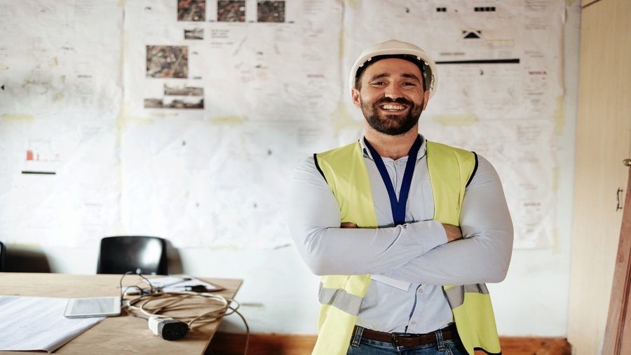 Construction supervisor manages multiple construction sites