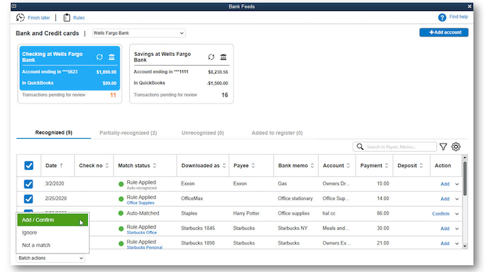 how to enter expense receipts in quickbooks desktop