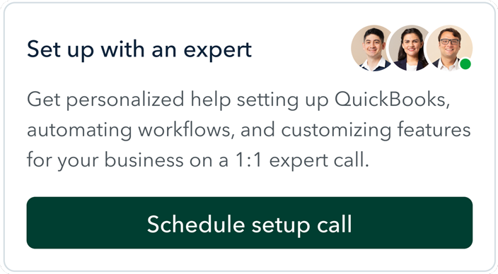 Business software expert setup call banner
