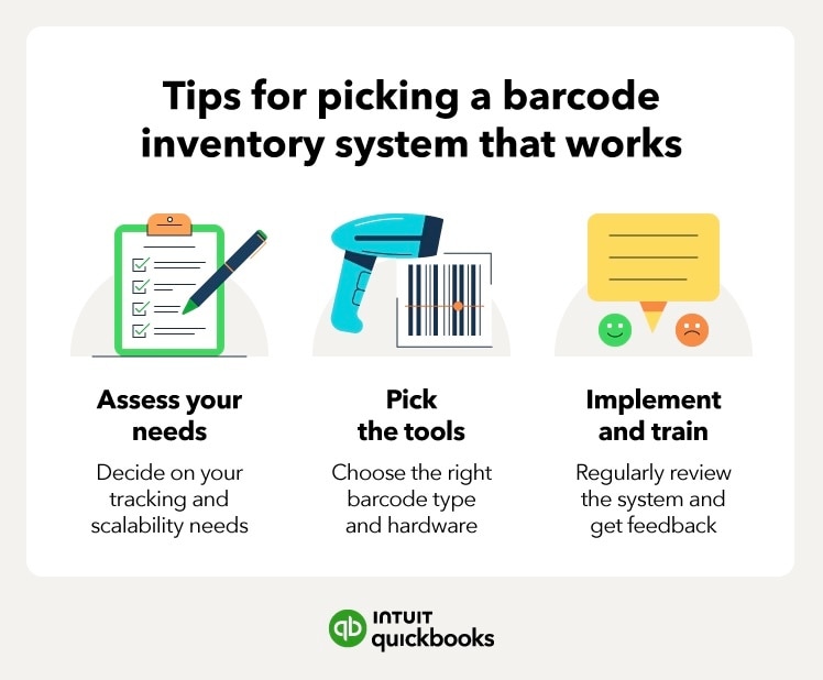 The tips for picking a barcode inventory system.