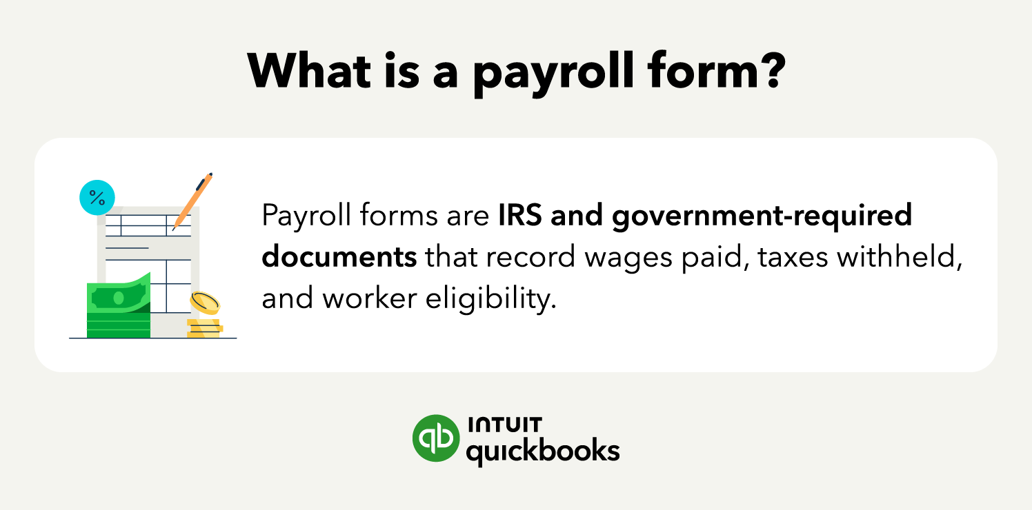 Payroll forms definition