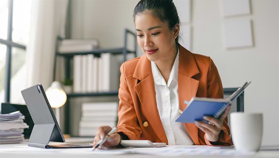A business owner understanding payroll liabilities.