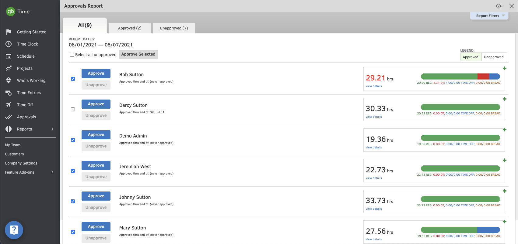 intuit quickbooks time clock