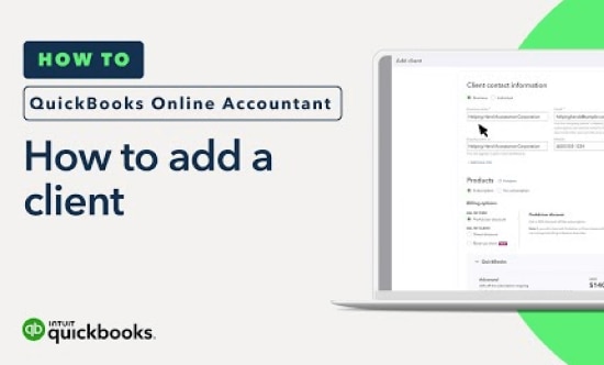 QuickBooks Online Accountant: How to add a client