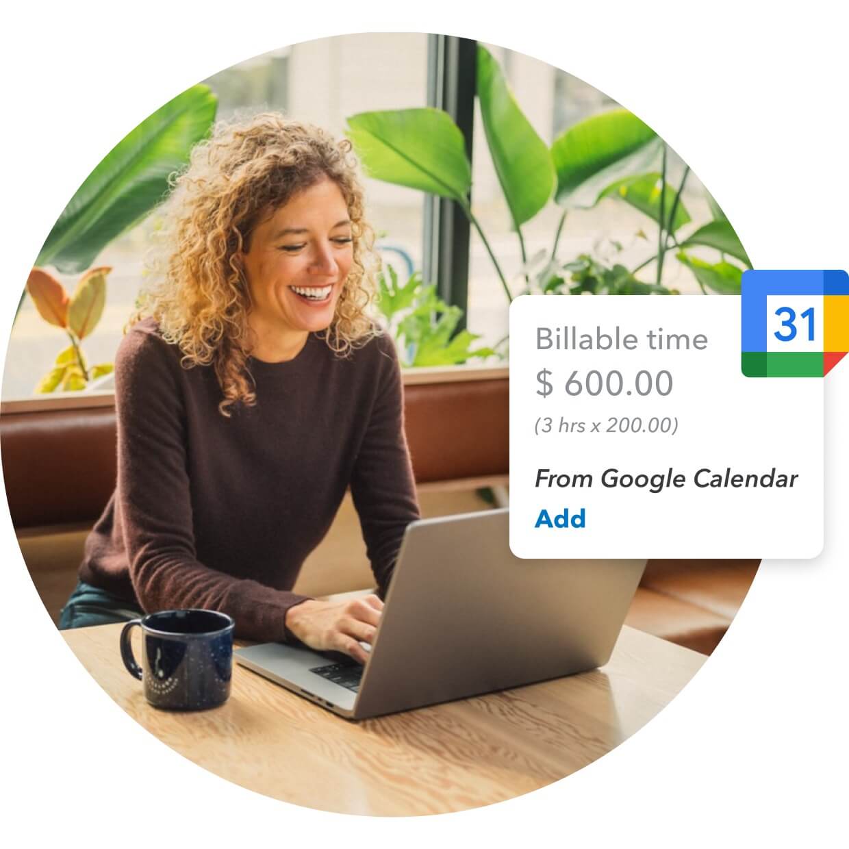 Use QuickBooks to automatically add billable hours from Google Calendar to your invoices.