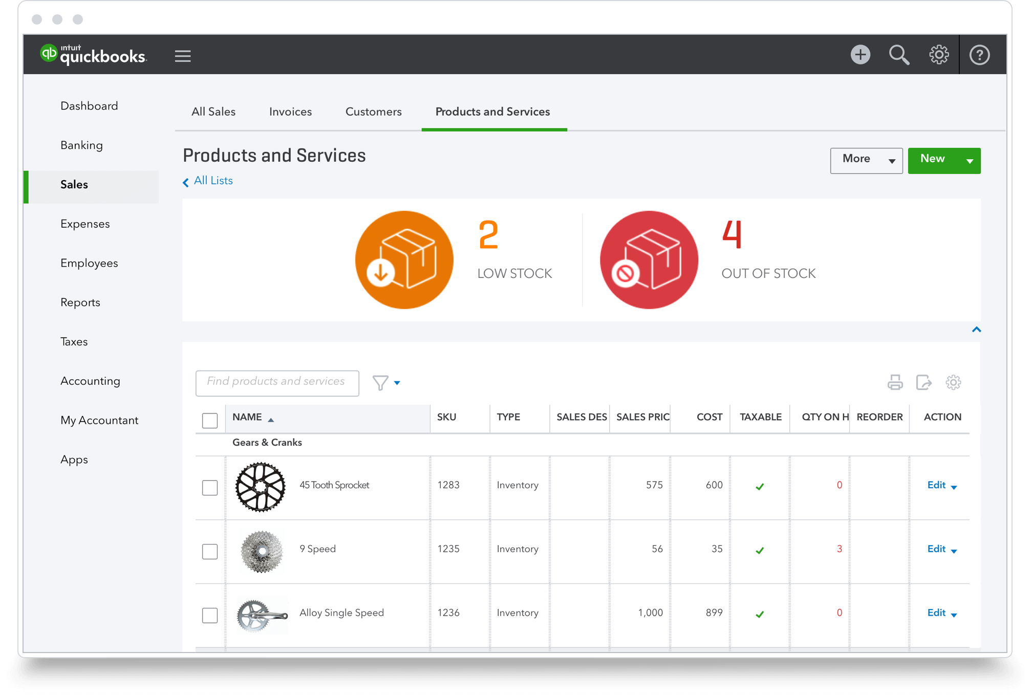 Inventory Management Software - Quickbooks