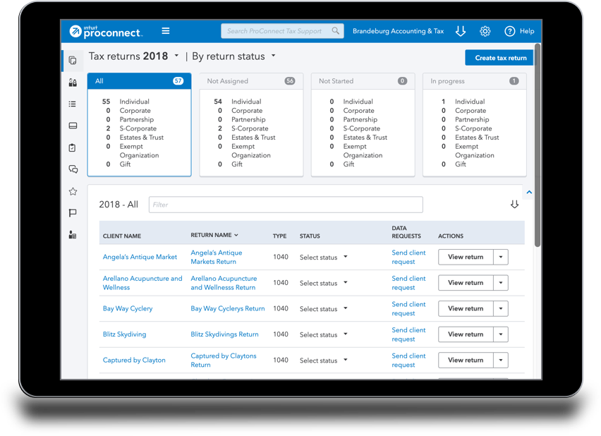 ProConnect Tax Solutions QuickBooks for Accountants