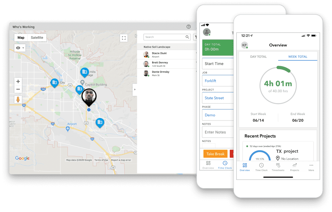 Employee Time Tracking App