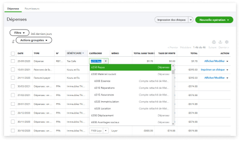 Factures A Payer Quickbooks En Ligne