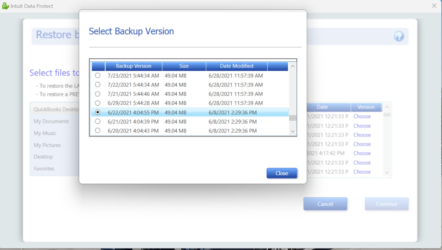 A screen shot of a web page with a driver installed.