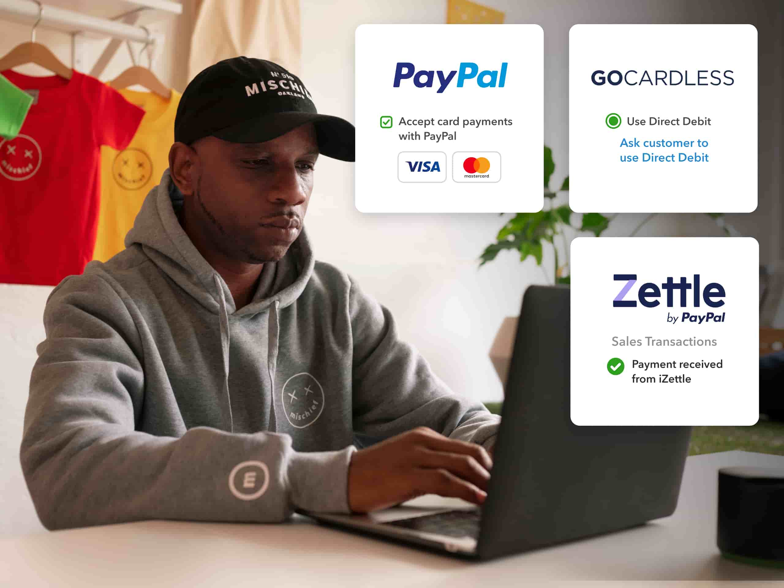Take payments anywhere