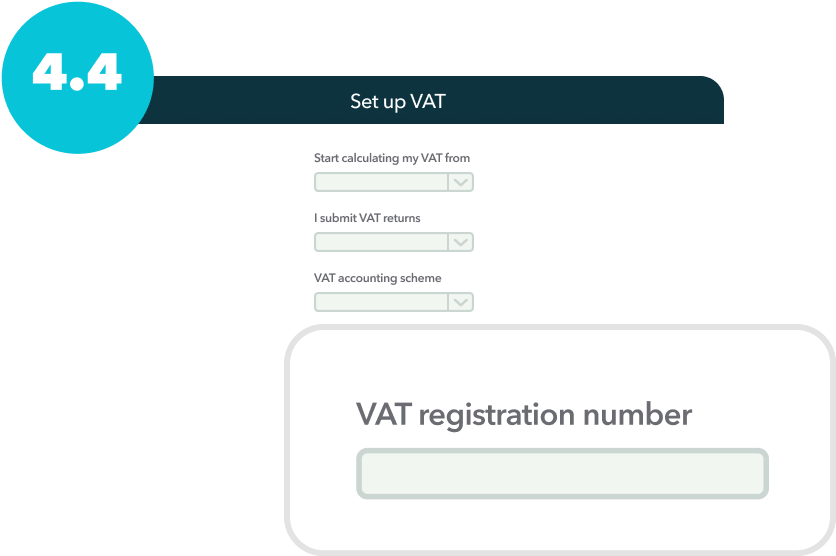 Add your VAT registration number