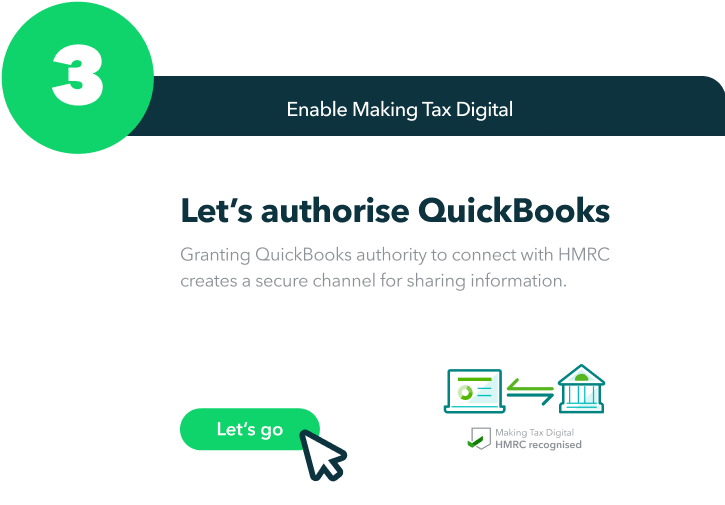 On the Get started with digital tax page, select on Let's go.