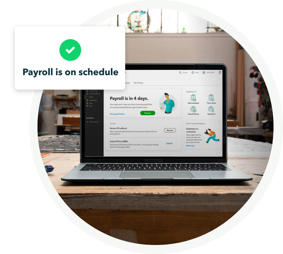 Manage your payroll and business finances in one place