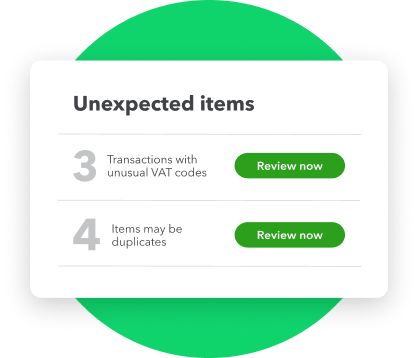 Click and correct VAT errors