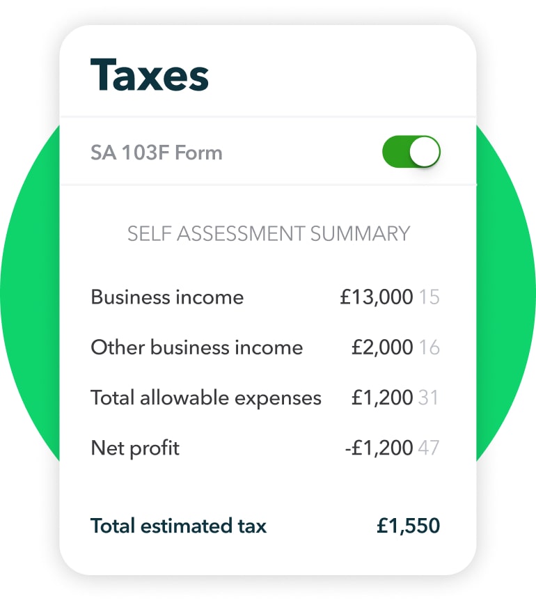 HMRC Self Assessment Self Assessment QuickBooks UK   Use Reports Hmrc Self Assessment En Gb 