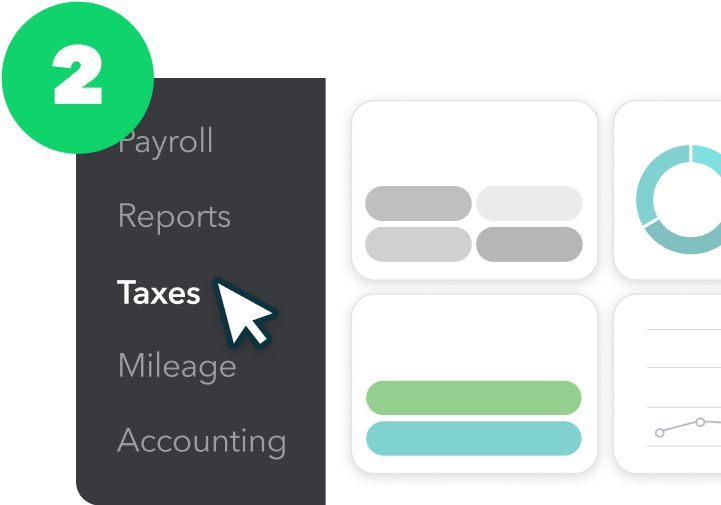 Select Taxes in the left-hand menu